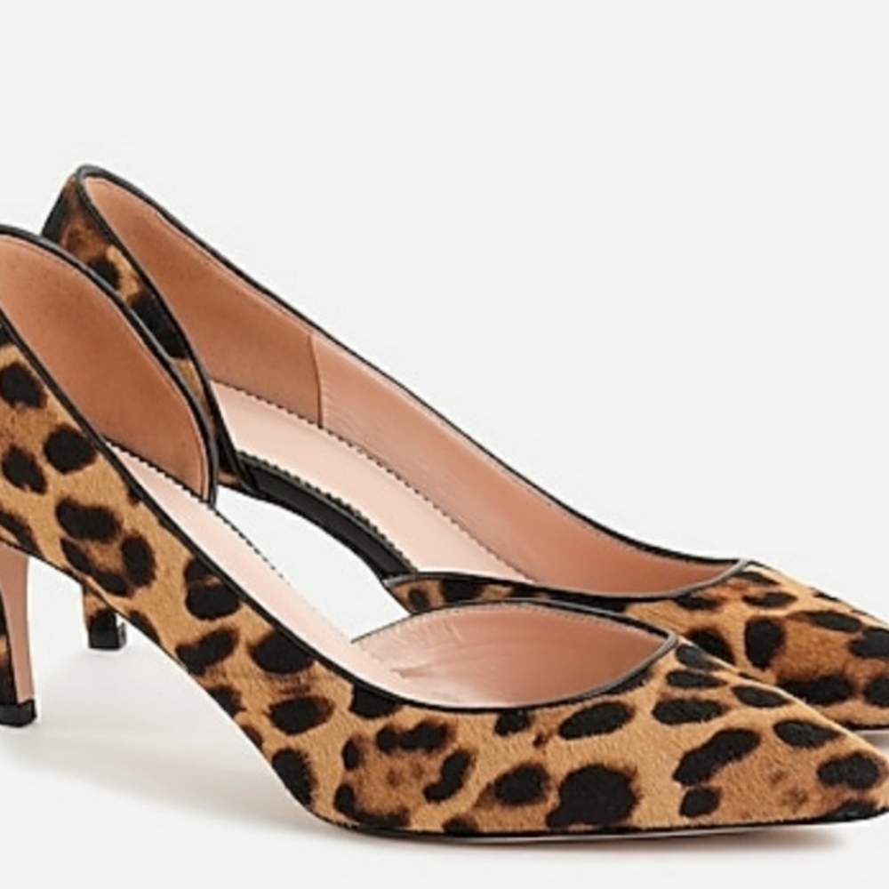 JCrew Leopard heels - Picture 3 of 4